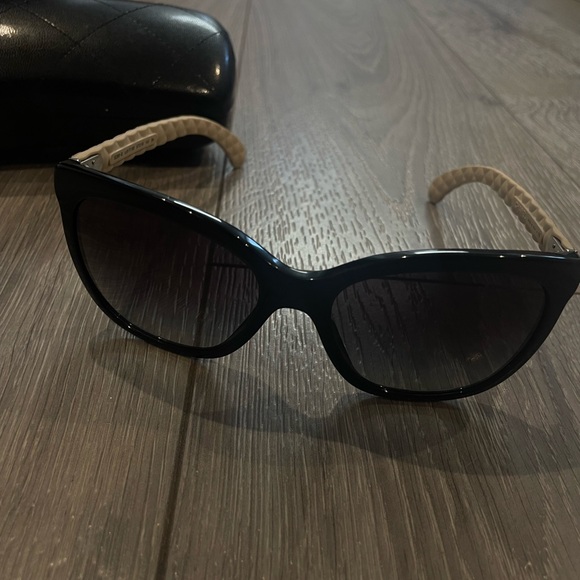 Chanel Sunglasses, Leather Arms - Picture 7 of 15